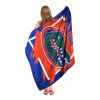 FLORIDA OFFICIAL NCAA "Dimensional" Micro Raschel Throw Blanket; 46" x 60"