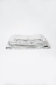 Omne Sleep 4-Piece Pewter Brushed Microfiber Twin Hypoallergenic Sheet Set