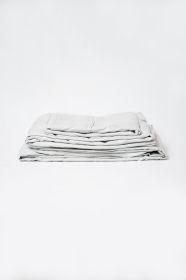 Omne Sleep 4-Piece Pewter Bamboo Flex Head Queen Hypoallergenic Sheet Set