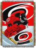 Hurricanes OFFICIAL NHL "Home Ice Advantage" Woven Tapestry Throw Blanket; 48" x 60"