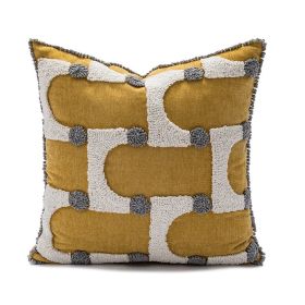 Simple Ins Style Loop Velvet Pillow Cover (Option: C Ball Pillow-45x45cm Without Core)