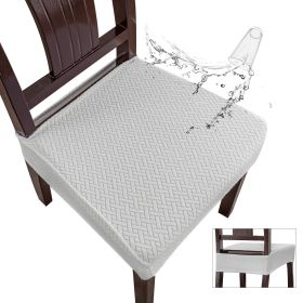 T-type Polyester Waterproof Chair Cover (Option: White-50*50*8)